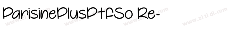 ParisinePlusPtfSo Re字体转换